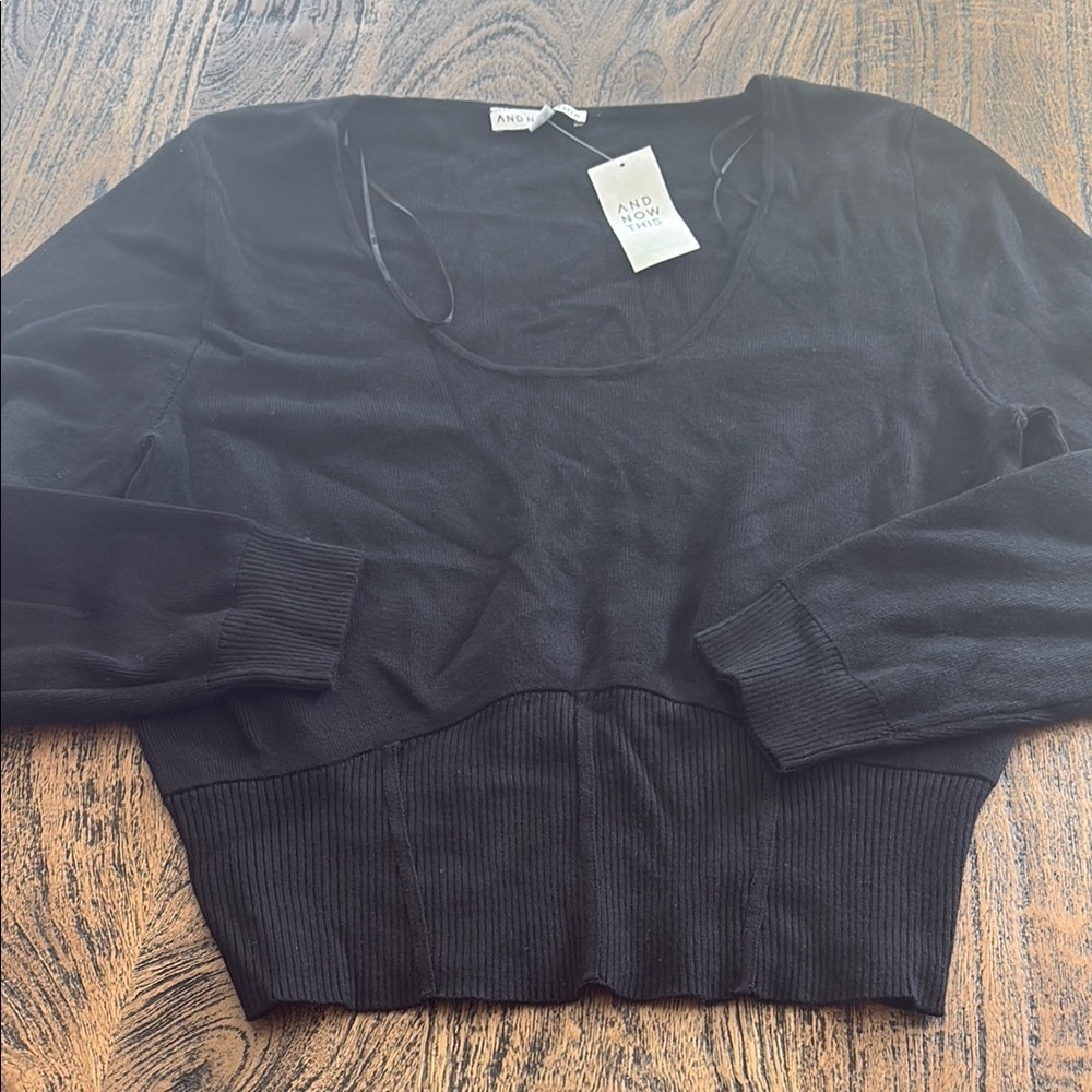 And Now This Black sweater